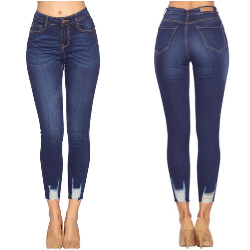 Blue Age Dark Wash Skinny Jeans - Ella’s Arrow