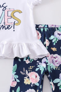 Kids Jesus Loves Me Tee and Pants Set - Ella’s Arrow