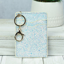 Load image into Gallery viewer, Glitter ID and Card Holder Keychain - Ella’s Arrow

