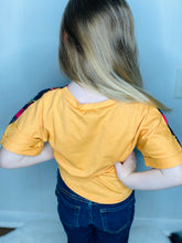 Load image into Gallery viewer, Kids Cow Skull Leopard Tee - Ella’s Arrow

