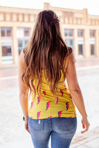Thunder Rolls Yellow Tank - Ella’s Arrow