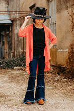 Load image into Gallery viewer, Kids Sheer Coral Kimono - Ella’s Arrow

