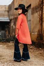 Load image into Gallery viewer, Kids Sheer Coral Kimono - Ella’s Arrow
