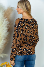 Load image into Gallery viewer, Good Love Mocha Leopard Top - Ella’s Arrow
