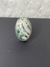 Load image into Gallery viewer, Moss Agate Oval Ring - Ella’s Arrow

