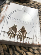 Load image into Gallery viewer, Fan Stud Ear Jacket Earrings - Ella’s Arrow
