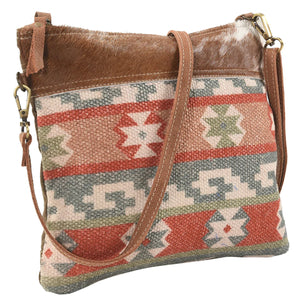Hannah Leather and Canvas Bag - Ella’s Arrow