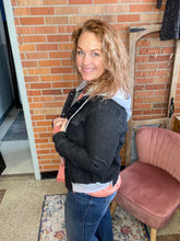 Load image into Gallery viewer, Bad Reputation Black Jean Jacket - Ella’s Arrow
