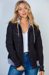 Bad Reputation Black Jean Jacket - Ella’s Arrow