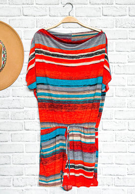 On My Own Red Romper - Ella’s Arrow