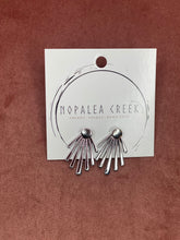 Load image into Gallery viewer, Fan Stud Ear Jacket Earrings - Ella’s Arrow
