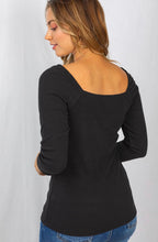 Load image into Gallery viewer, Our Favorite Song Black Top - Ella’s Arrow
