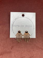 Load image into Gallery viewer, Fan Stud Ear Jacket Earrings - Ella’s Arrow
