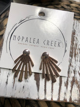 Load image into Gallery viewer, Fan Stud Ear Jacket Earrings - Ella’s Arrow
